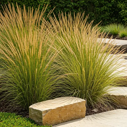 Native wildflower garden style preview with meadow planting, regional grasses, and pollinator-friendly flowers